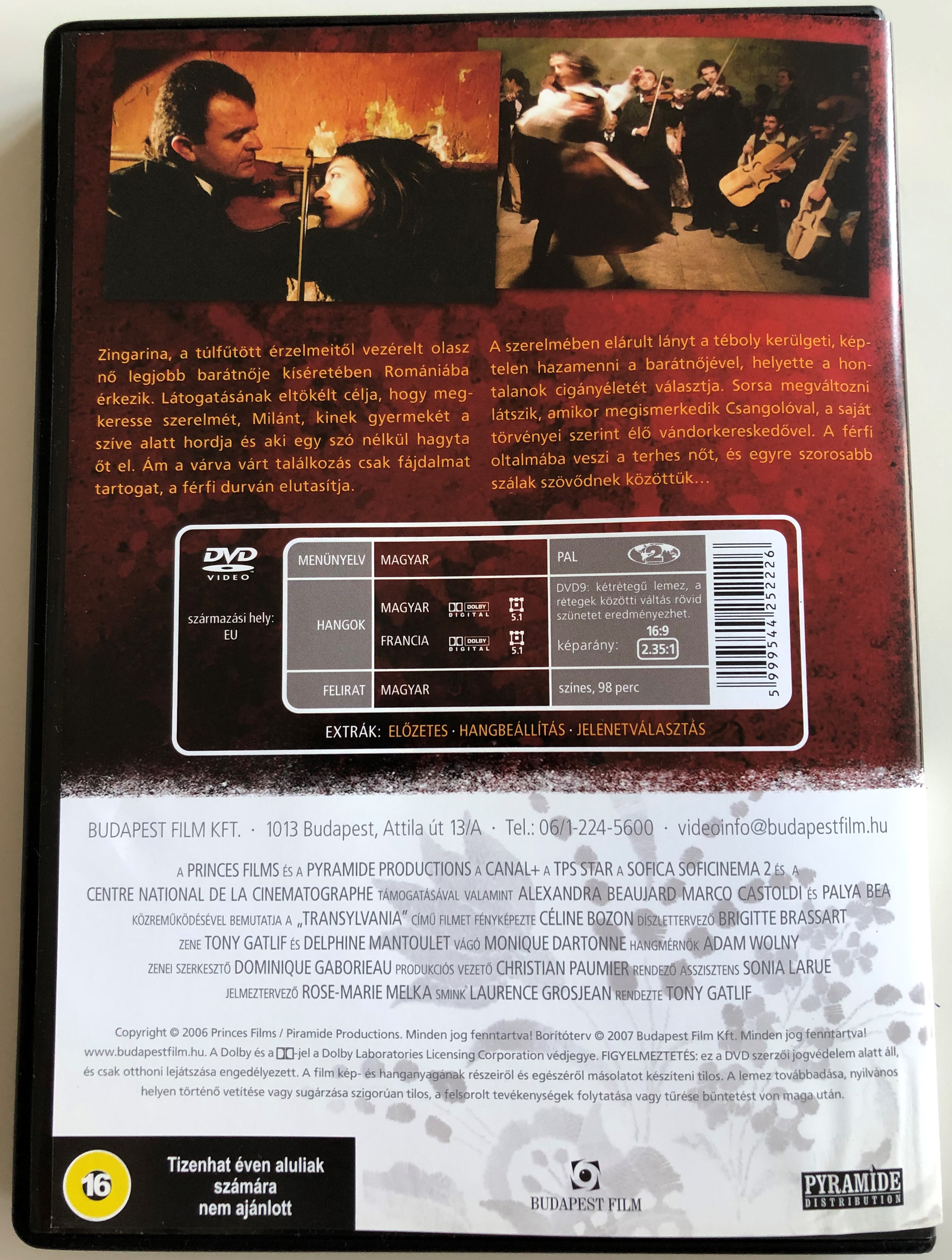 Transylvania DVD 2006 Tony Gatlif filmje 1.JPG